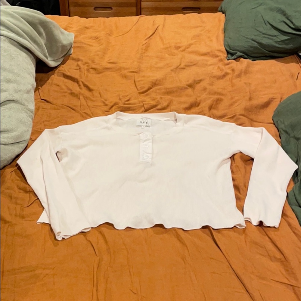 EUC MATE the Label Thermal Henley
